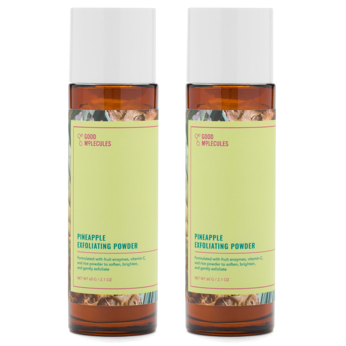 Good Molecules Pineapple Exfoliating Powder Duo alternative view 1 - product swatch.