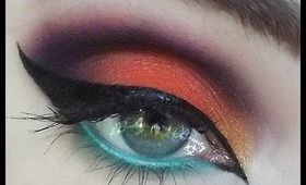 Triadic Color Scheme Makeup Tutorial