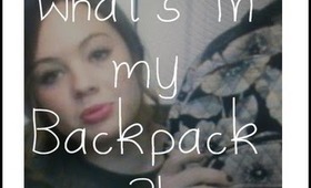 What's in my Backpack?!