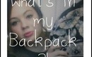 What's in my Backpack?!