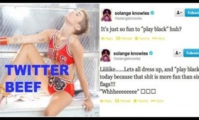 TWITTER BEEF MILEY CYRUS VS SOLANGE KNOWLES | IS MILEY ACTING BLACK?