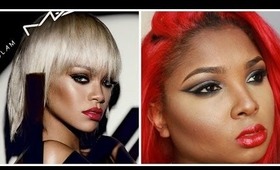 Mac Cosmetics Viva Glam Rihanna Inspired Make Up tutorial !