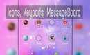 HOW TO CHANGE YOUR ICONS, KEY PAD,& MESSAGE BOARD GALAXY NOTE 4