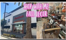 SHOP WITH ME | HOME GOODS, TJ MAXX & MARSHALLS | FALL DECOR