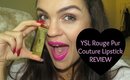 YSL Rouge Pur Couture Lipstick First Impression, Review, & Swatches