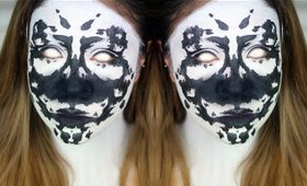 Rorschach WATCHMEN Makeup Tutorial (Ink Blot Test)