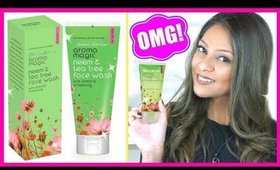 NEEM & TEA TREE OIL FACE WASH REVIEW│BLOSSOM KOCHHAR AROMA MAGIC FOR ACNE!