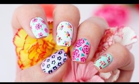 5 Floral Nail Art Designs Using ONLY Toothpicks!