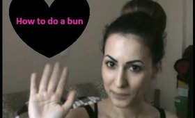 4 ways to do a bun