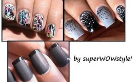 3 Lazy Girls Nail Designs ❤ Easy Nail Art Tutorial For Beginners Nails Designs