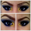 Dark blue yellow 