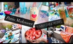 Patio Decor Makeover & Summer DIY Drinks | ANNEORSHINE