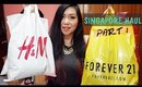 Singapore Haul Part 1: Forever 21, H&M, Cotton On, Bugis etc...