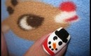 Simple Snowman Nail Art!