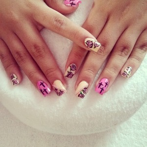 #floral #nails 
