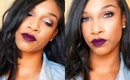 Rihanna Inspired Makeup Tutorial: Smokey Eyes & Dark Lips