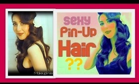 ★ VINTAGE PIN UP HAIRSTYLE, Christina Aguilera Look, Formal Hairstyles: Long Hair.  Prom/ Wedding