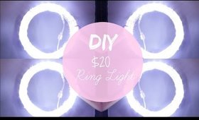 20$ DIY EASY RING LIGHT | Carlissa Fashona