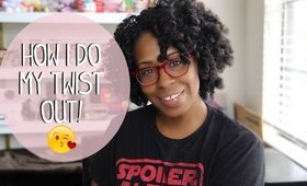 My current Twist Out Method!