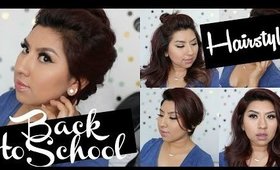 BACK TO SCHOOL HAIRSTYLES | Short Hair | HS & College