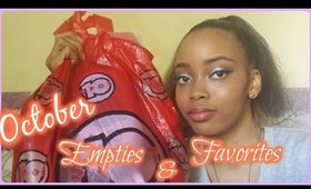 October Empties & Favorites Collab w| Kye A'more