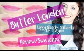 Butter London Lippy Bloody Brilliant Lip Crayon Review/Swatches + Giveaway