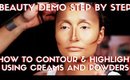 CONTOURING STEP BY STEP WITH CREAMS AND POWDERS- karma33
