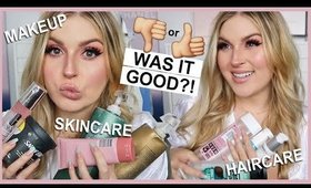40+ PRODUCT EMPTIES! 😲 what i've used up in beauty.... hair, makeup & skin!