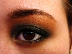 Inspired by Prada Fall 2012 runway makeup.