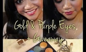 Gold & Purple Eyes + GIVEAWAY!!
