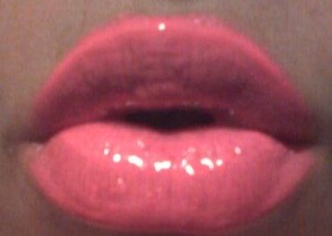 Pretty pink lips