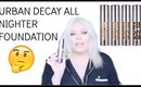 URBAN DECAY ALL NIGHTER FOUNDATION INDEPTH REVIEW