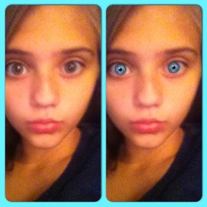 I was on the Eye Color app from Modiface. (: