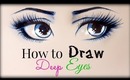 Drawing Tutorial ❤ How to draw and color Deep Eyes