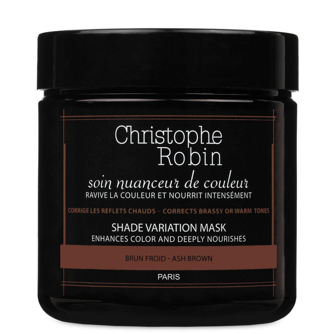 Christophe Robin Shade Variation Mask Ash Brown alternative view 1 - product swatch.