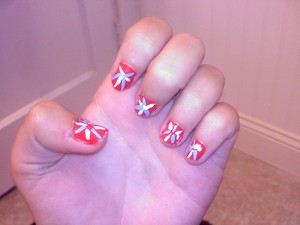 fourth of july nail design