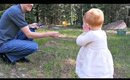 Toddler Reacts to Sparklers! | Vlog | Megan Brightwood