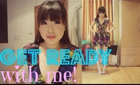 Get Ready With Me #5: Summer Party | Heatless Hair, Makeup, & Outfit! ♥