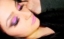 Tutorial de maquiagem: Esfumado rosa com preto!