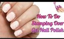 How To Do Stamping Over UV Gel Nail Polish | Feat. BPS Review & Swatch