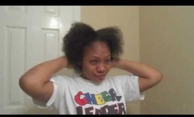Straightening My Natural Hair | fashona2