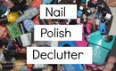 NAIL POLISH DECLUTTER 2016 | Getting rid of over 100+ bottles!
