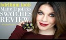 Bdellium Tools Matte Lipsticks Swatches + Review | #MatteNation | @girlythingsby_e