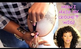 Crochet Wig Tutorial Basics:  How I Made My Crochet Wig
