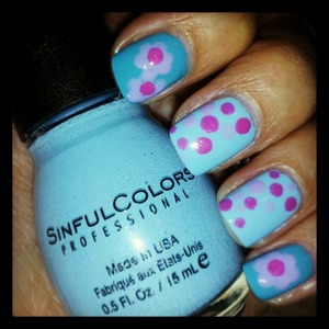 Playing around with my new sinful colors collection!