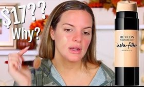 NEW REVLON INSTA-FILTER FOUNDATION WEAR TEST! Hit or Miss? | Casey Holmes