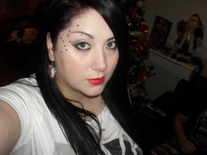 Me, ready to go to a christmas party! =]
