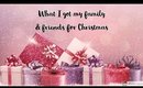 What I bought my family & friends for Christmas
