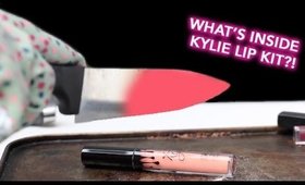 EXPERIMENT Glowing 1000 Degree KNIFE VS KYLIE LIP KIT AND AMBY ROSE LIPSTICK