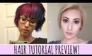 Hair Tutorial PREVIEW ♡ SEEJADEDIARIES | Courtney Little